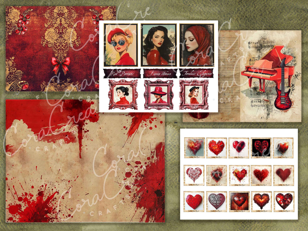 Red World Digital Journal Kit