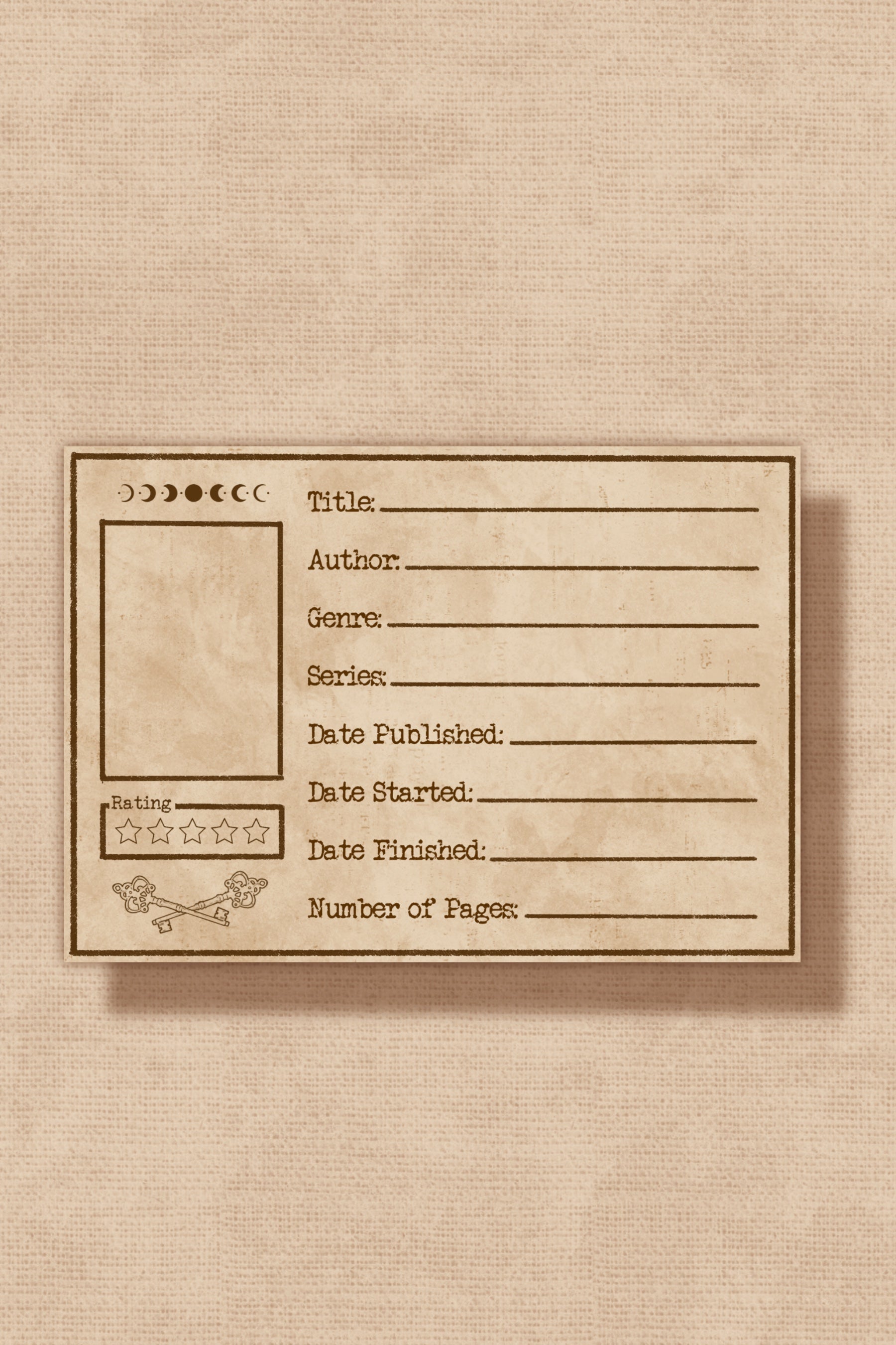 Book Review Bookish Notepad