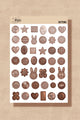 Buttons Sticker Sheet
