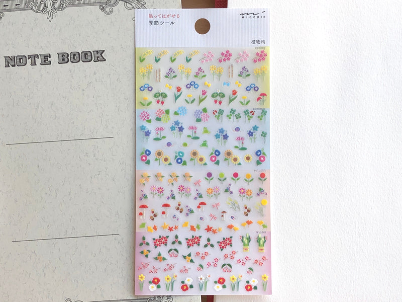 Season Plant | Midori Planner Sticker Sheet