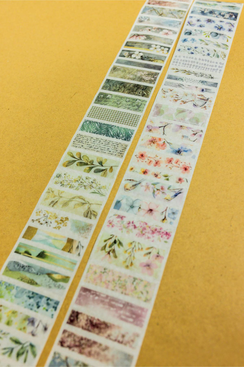Floral Strips Washi Tape (pre-cut)