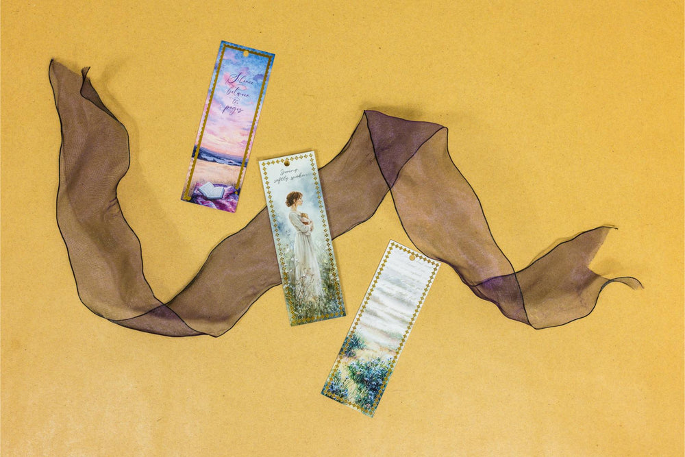 Poetic Spring Bookmarks Set