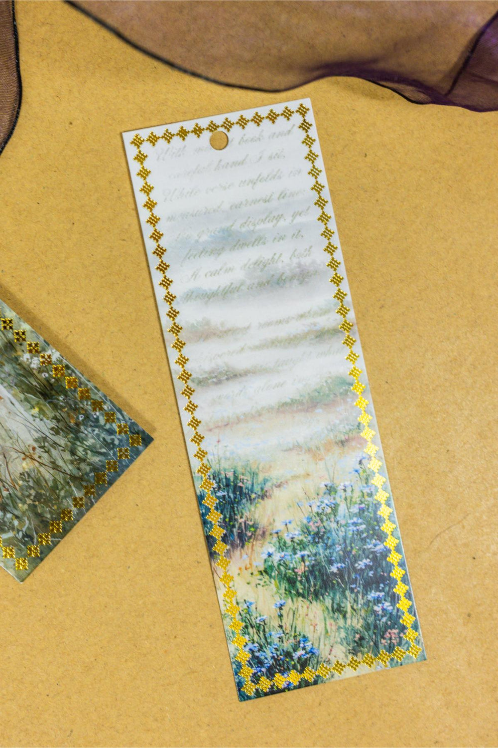 Poetic Spring Bookmarks Set
