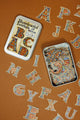 Illuminated Initials Sticker Tin Box