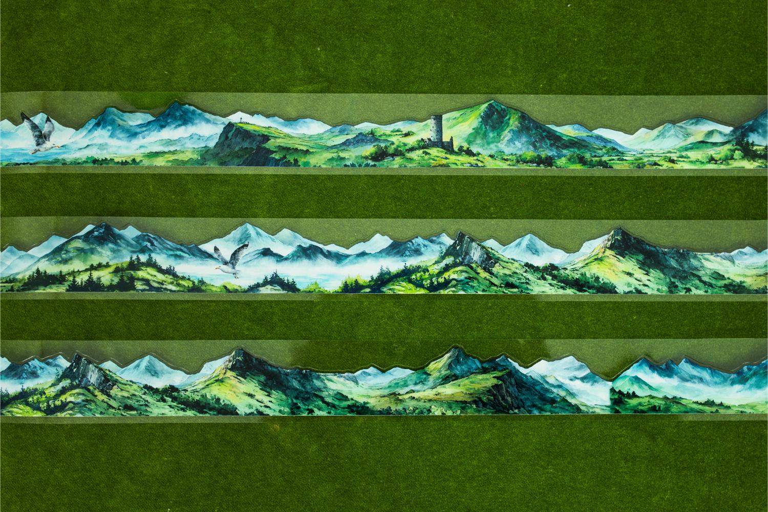 Hills Transparent Cutout Tape