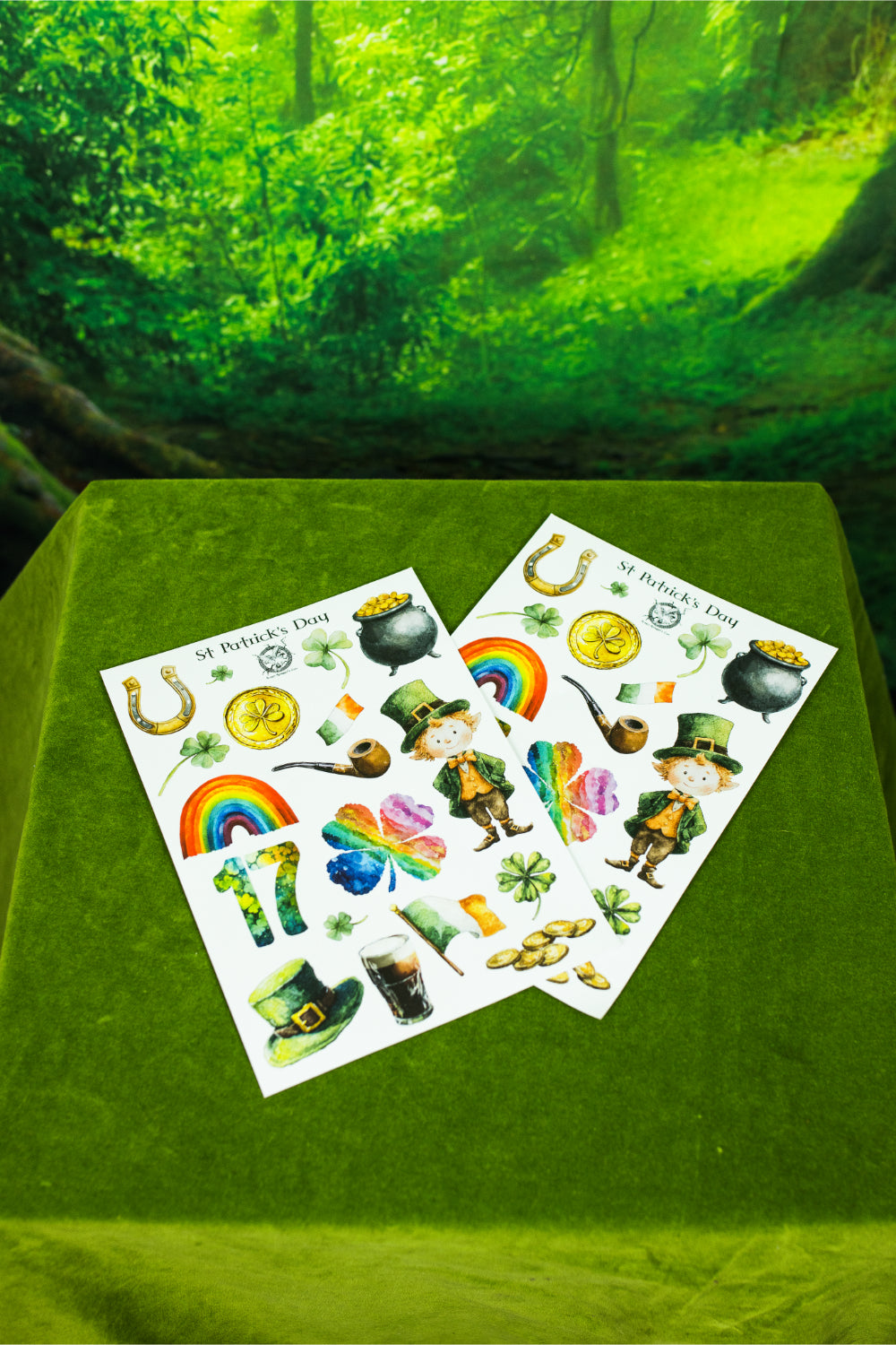 St Patrick's Day Sticker Sheet