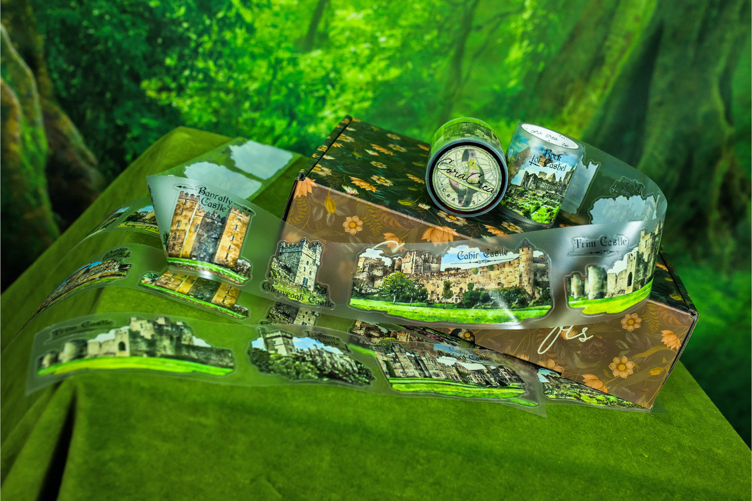 Castles of Ireland Transparent Tape