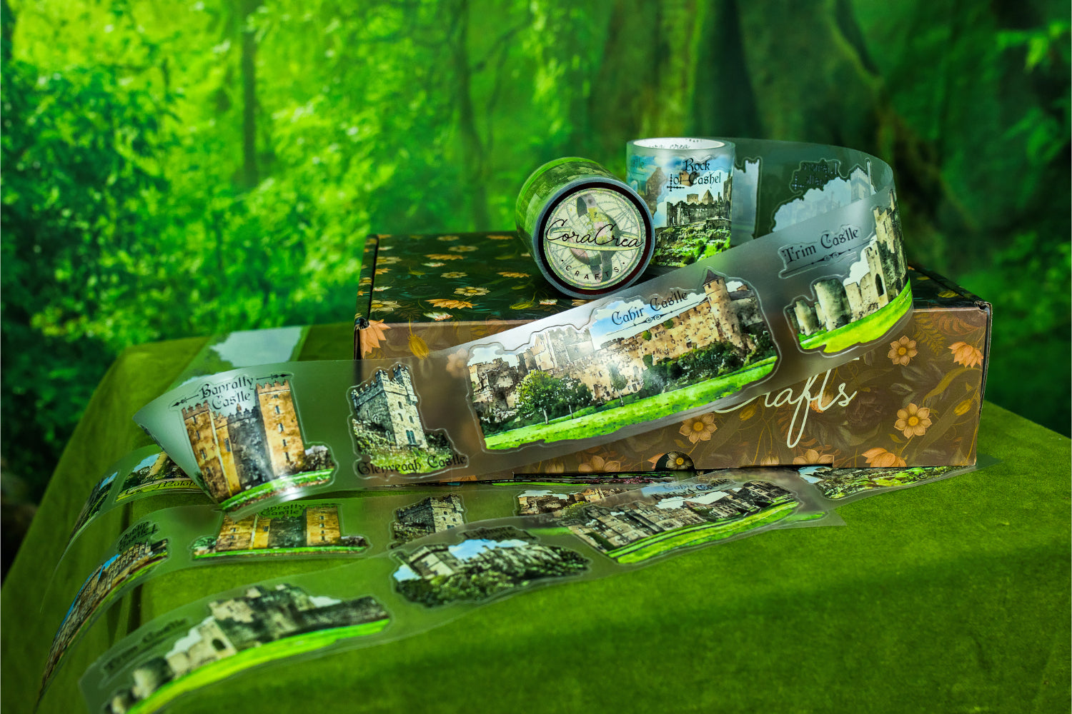 Castles of Ireland Transparent Tape