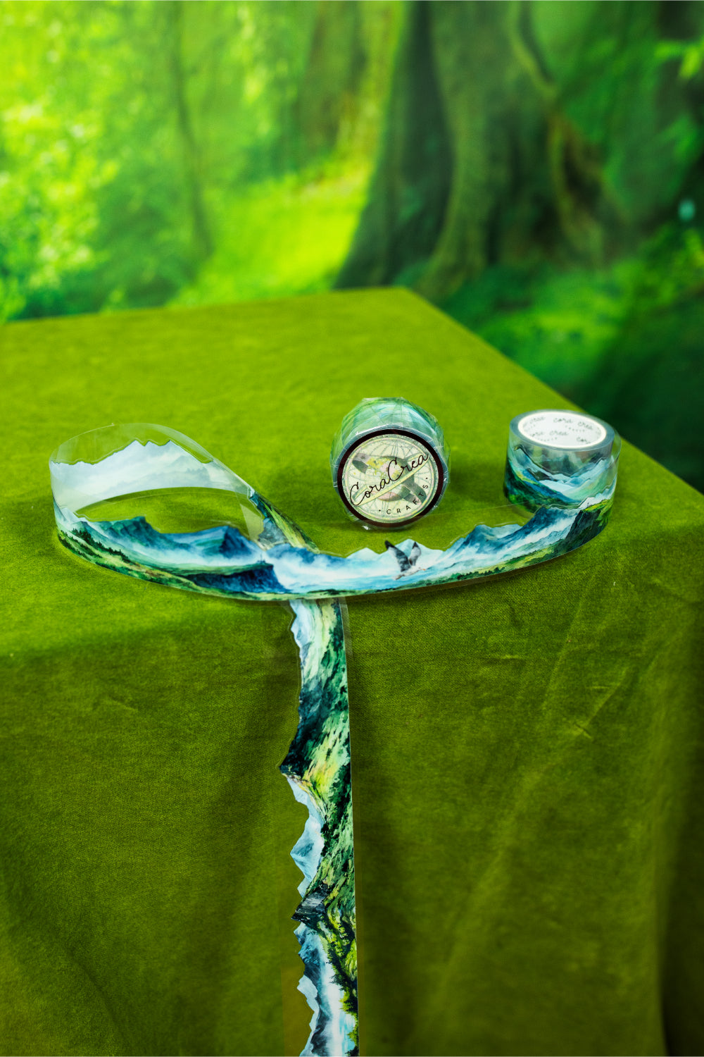 Hills Transparent Cutout Tape