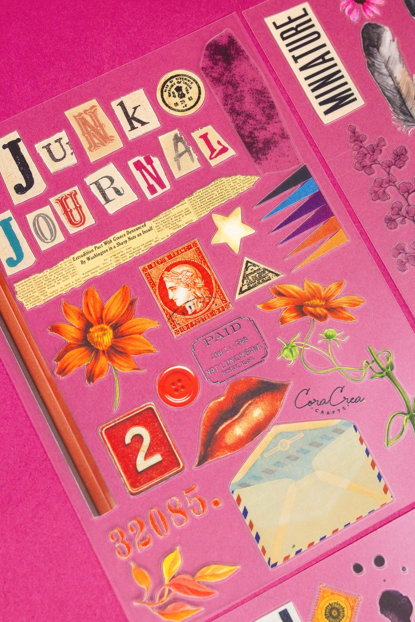 Junk Journal Sticker Set