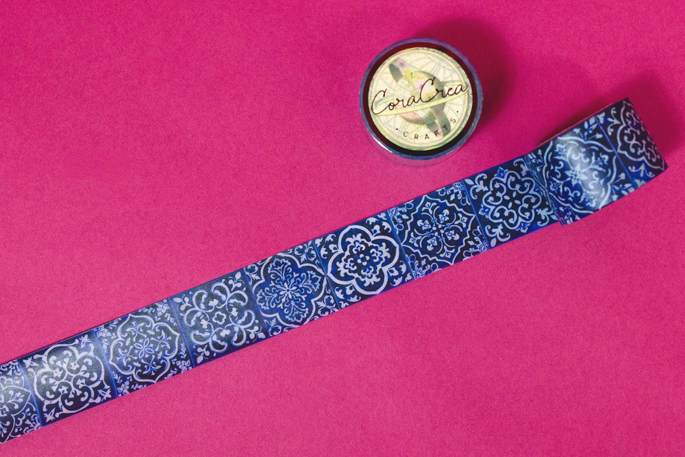 Blue Tiles Washi Tape