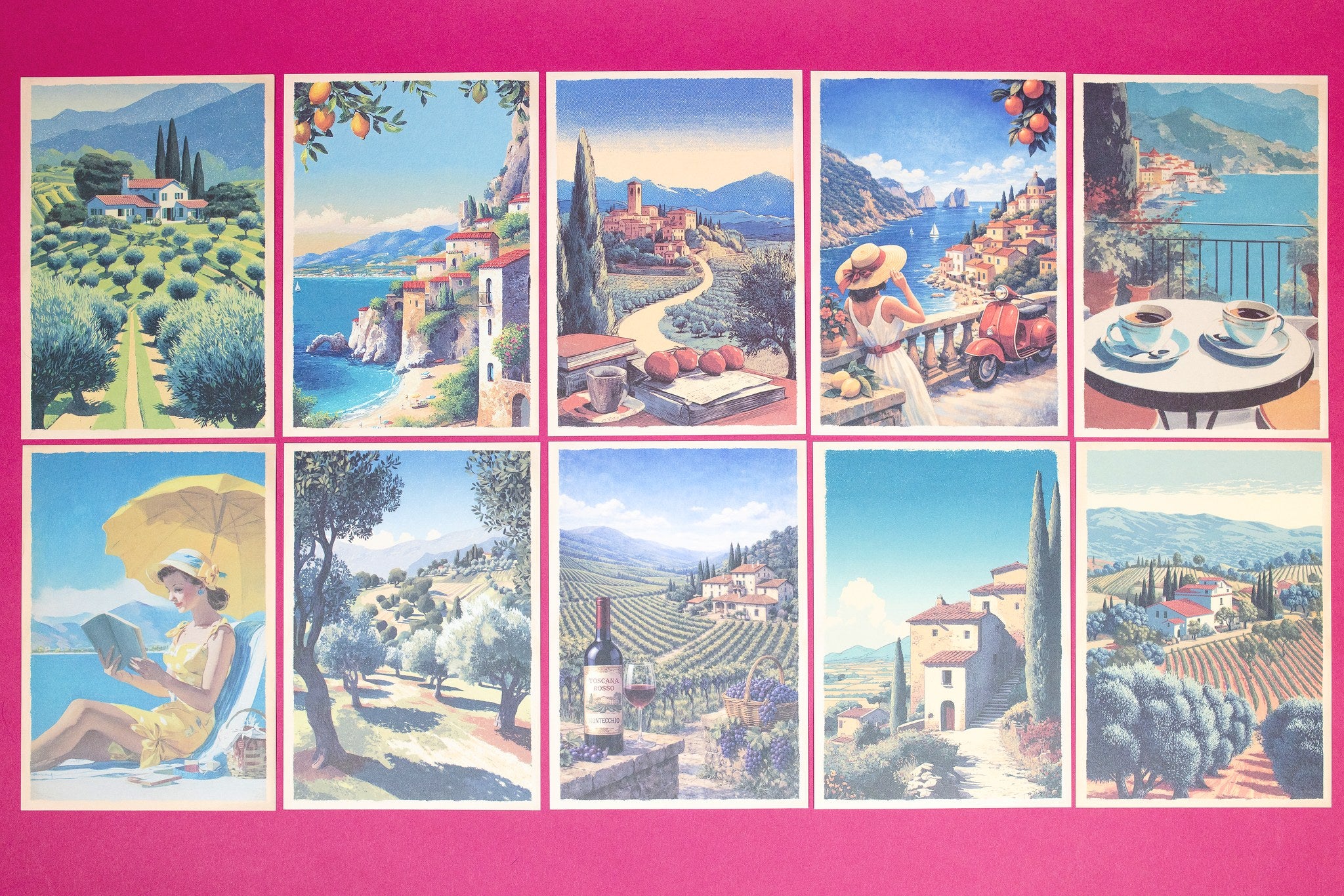 Landscapes of Italy Paper Set