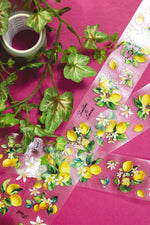 Lemon Branches Transparent Tape