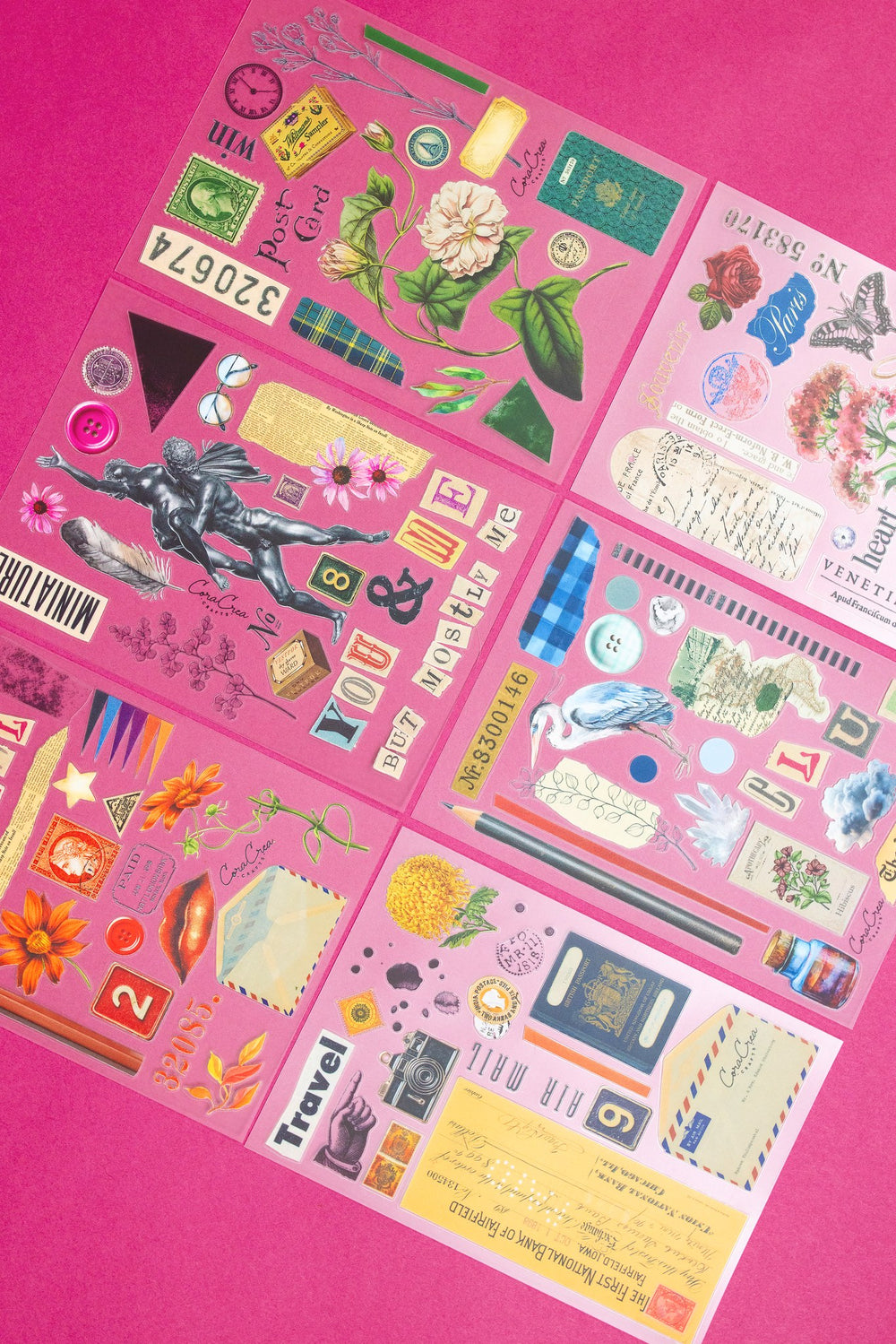 Junk Journal Sticker Set