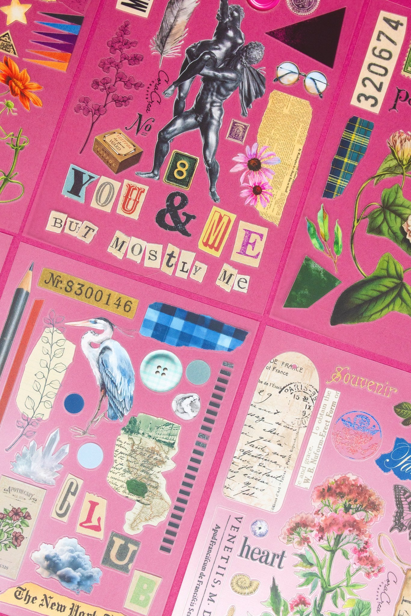 Junk Journal Sticker Set