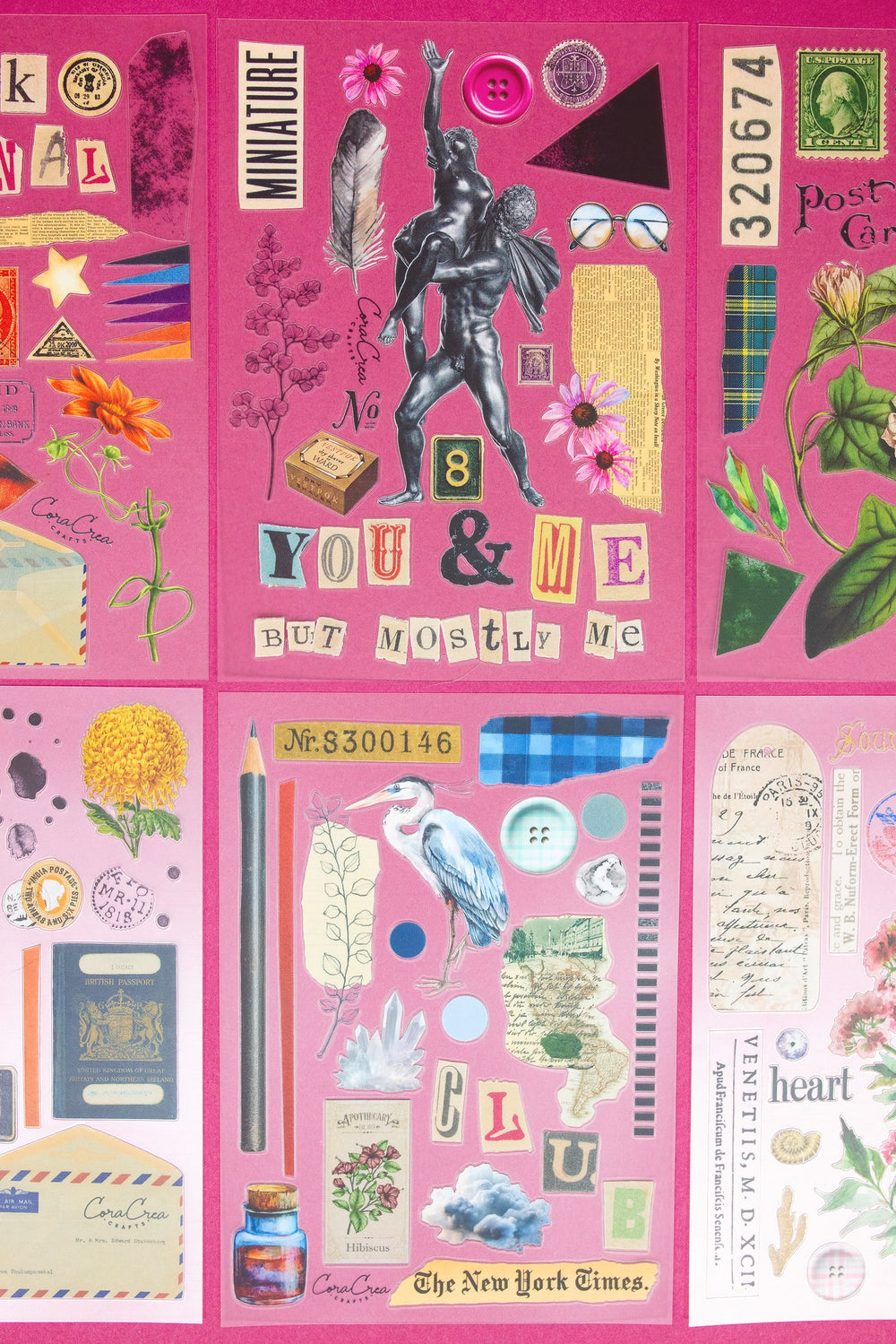 Junk Journal Sticker Set