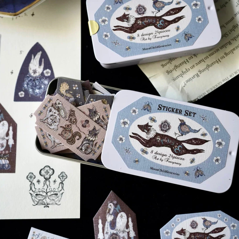 Book of Candlelight Sticker Tin Box