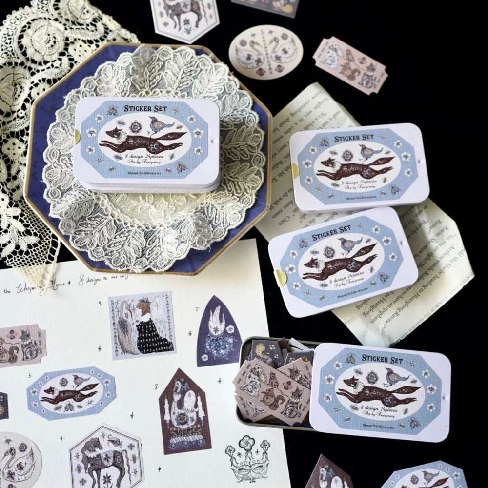 Book of Candlelight Sticker Tin Box