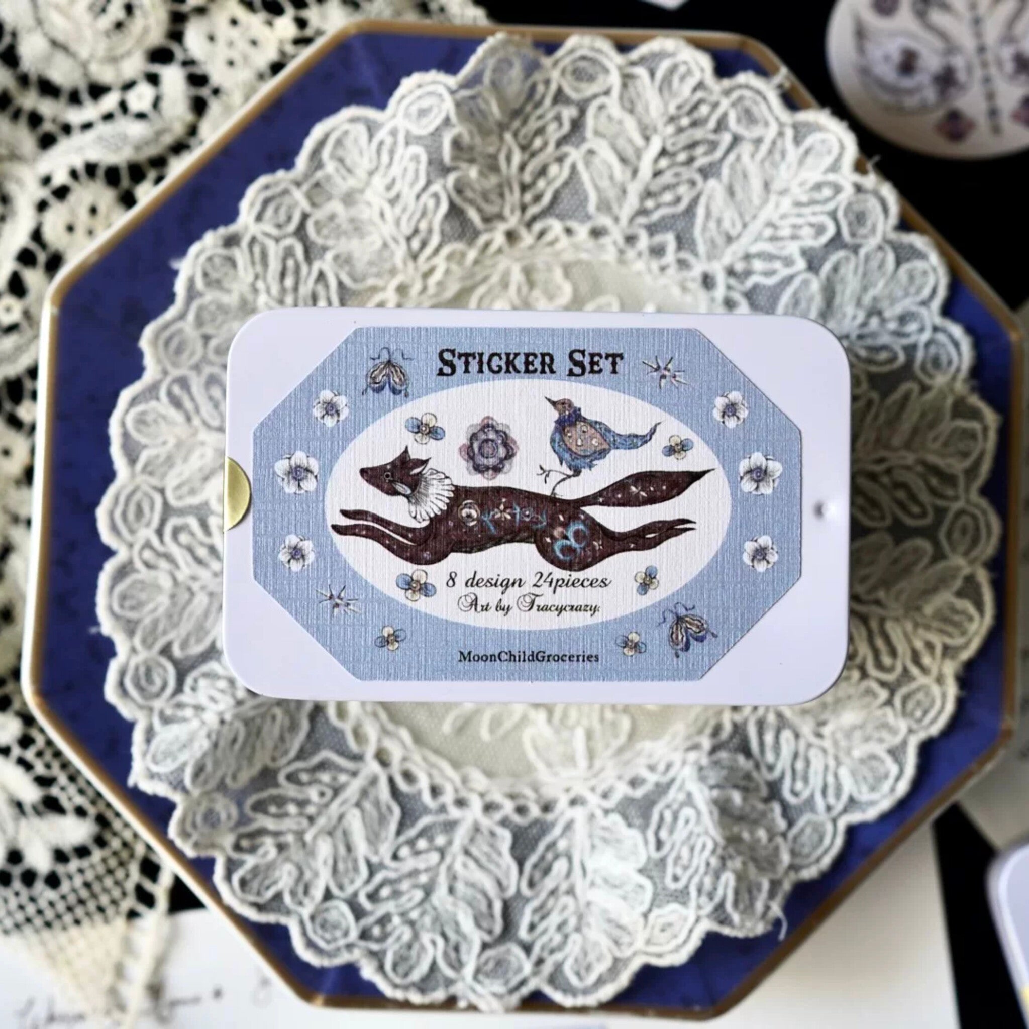 Book of Candlelight Sticker Tin Box