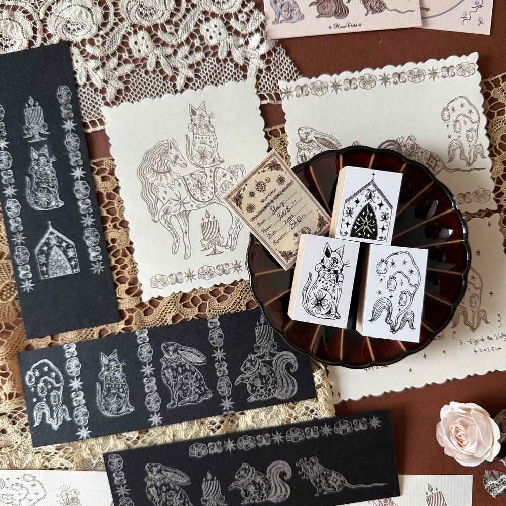 Animal Totem Wooden Stamps