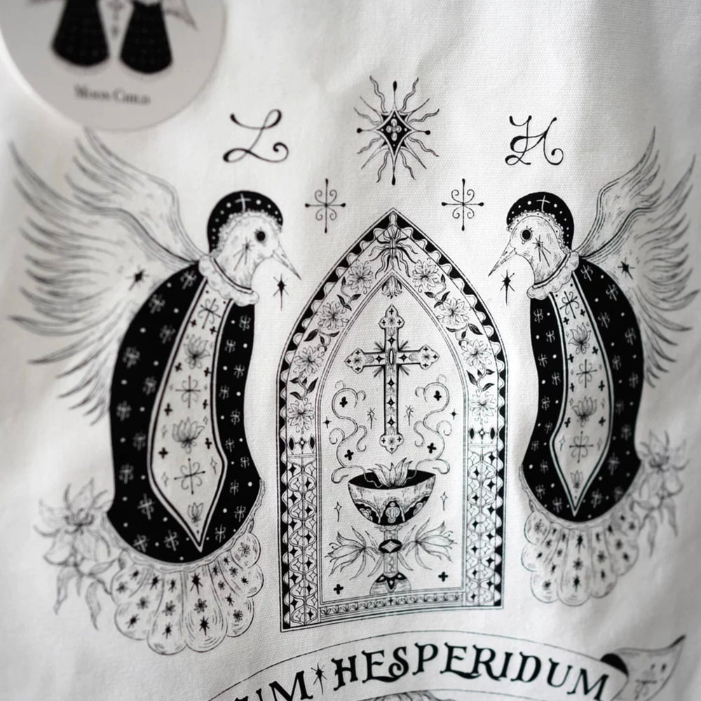 Silver Lily & Abbey Canvas Tote Bag