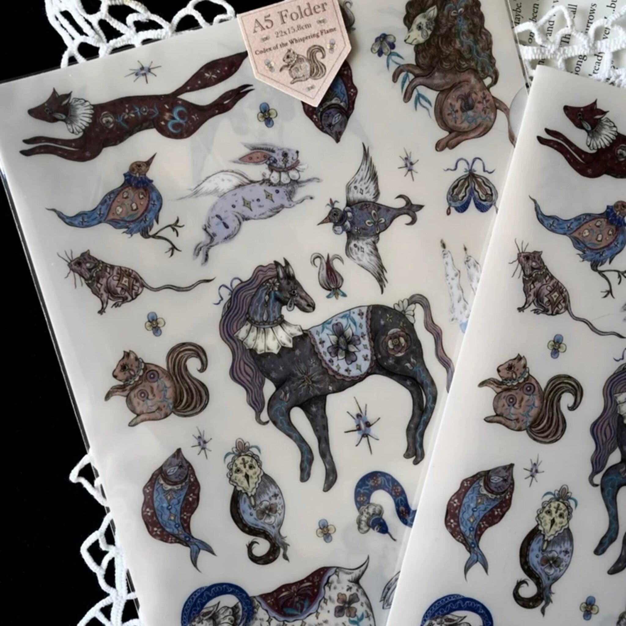 Book of Candlelight Illustrated A5 Folder