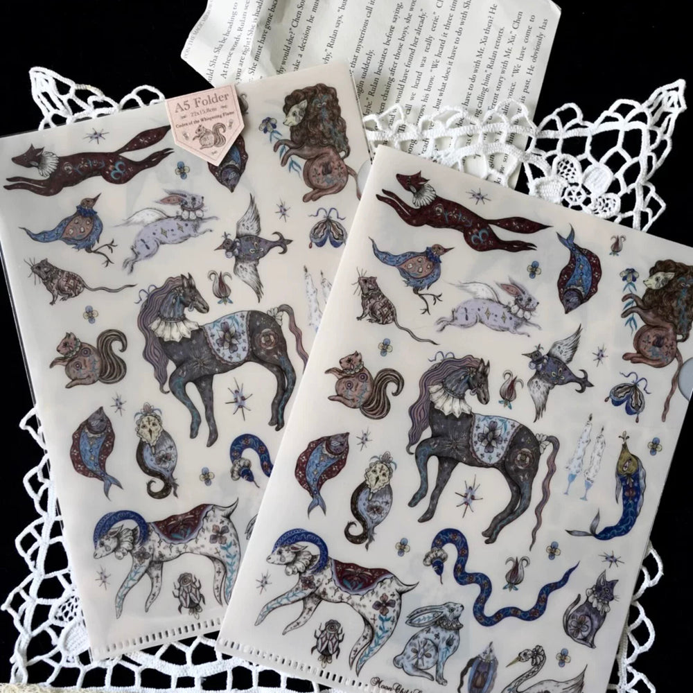 Book of Candlelight Illustrated A5 Folder