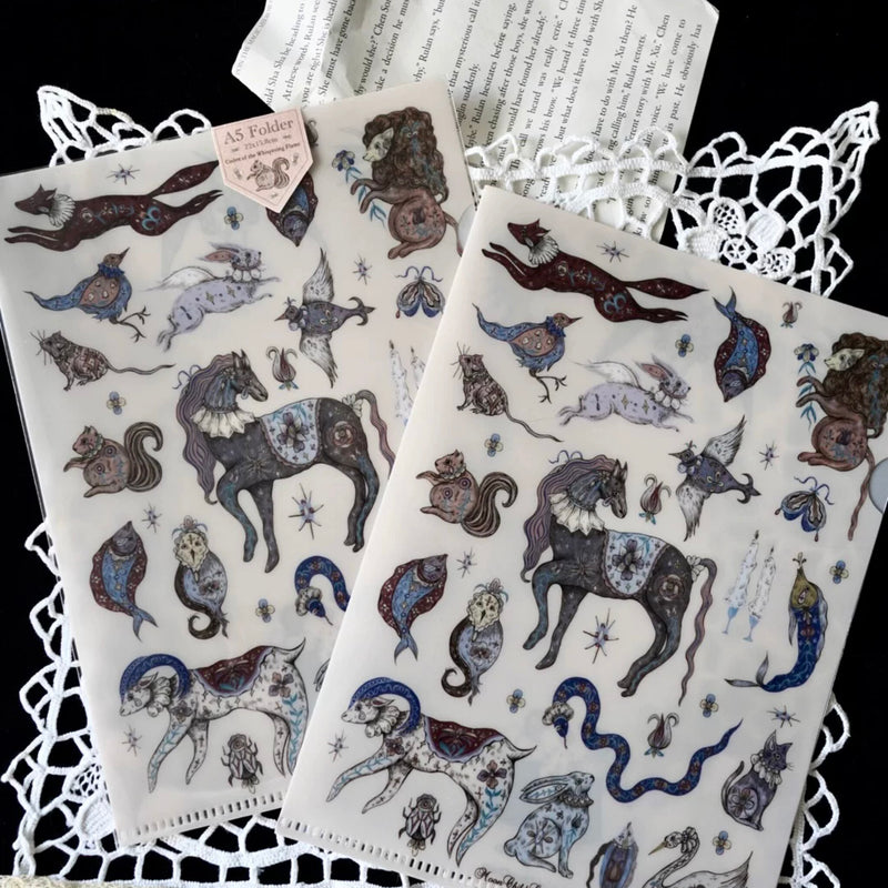 Book of Candlelight Illustrated A5 Folder