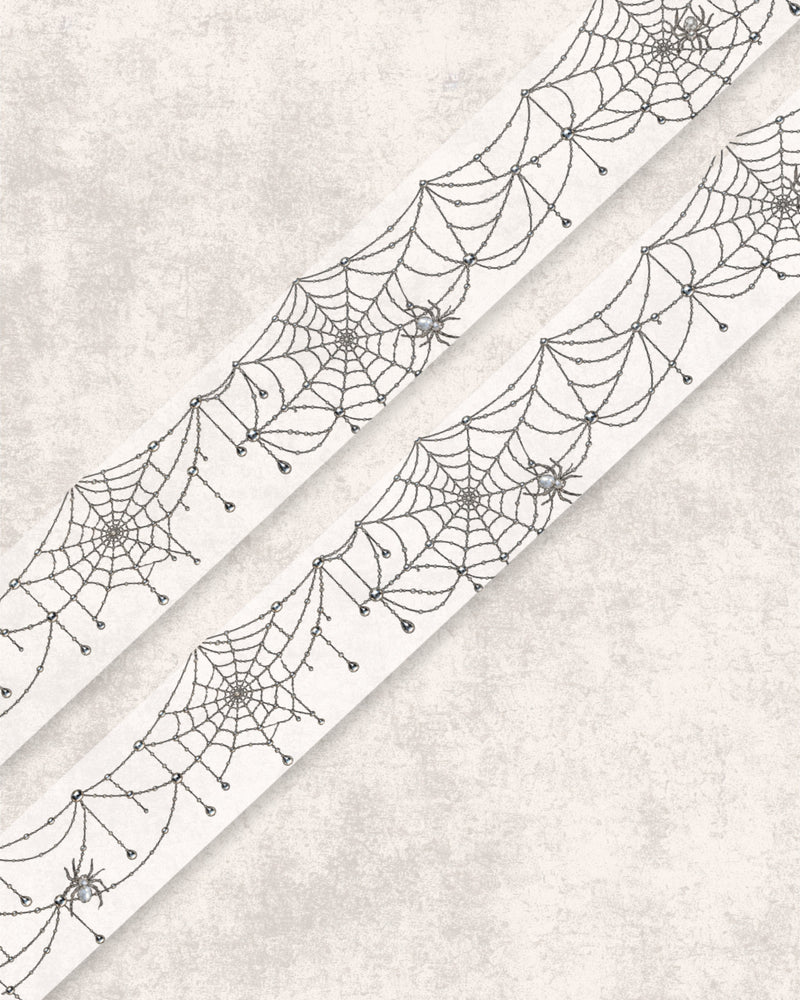 Jewelled Spiderweb Transparent Tape