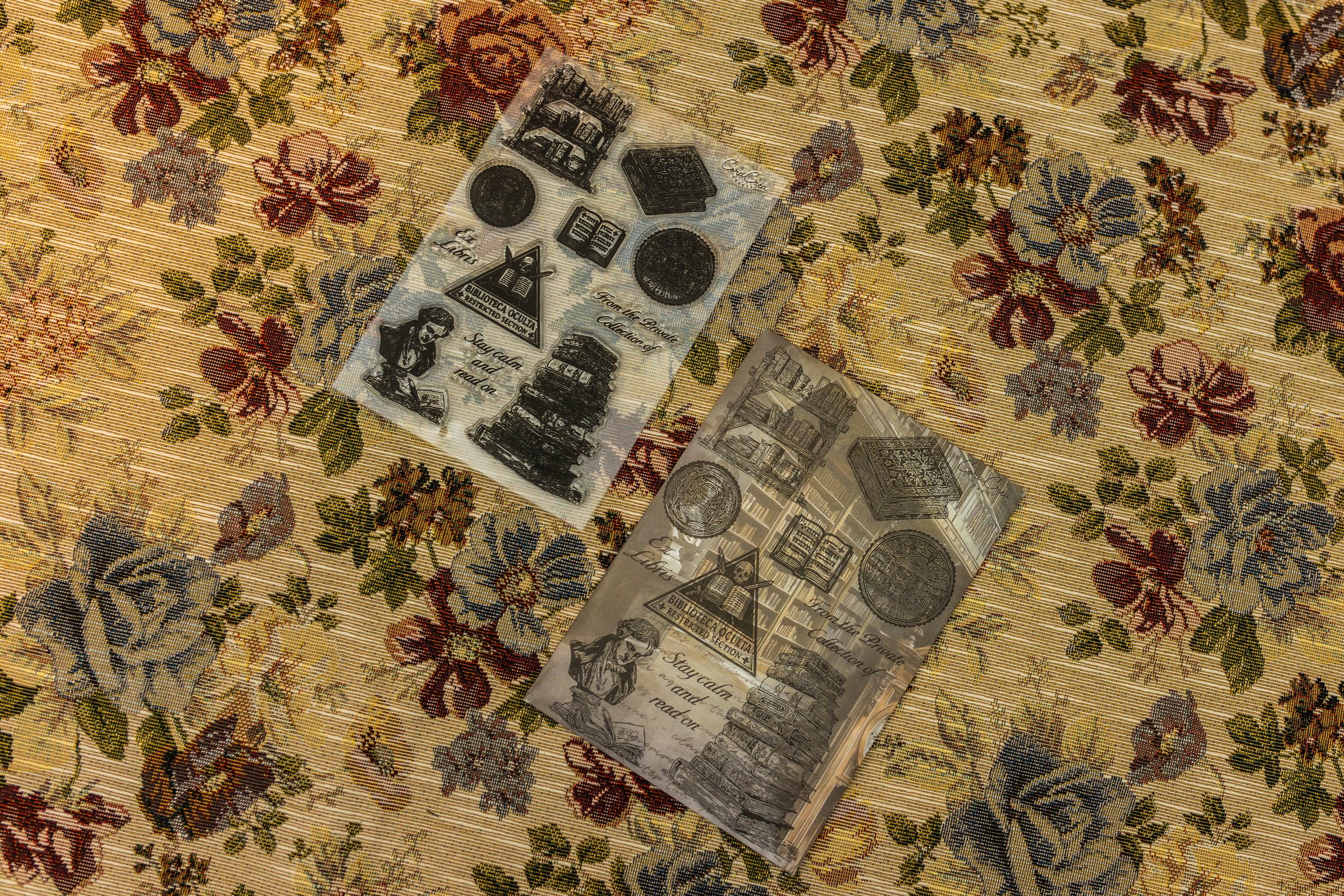 Library Clear Stamps