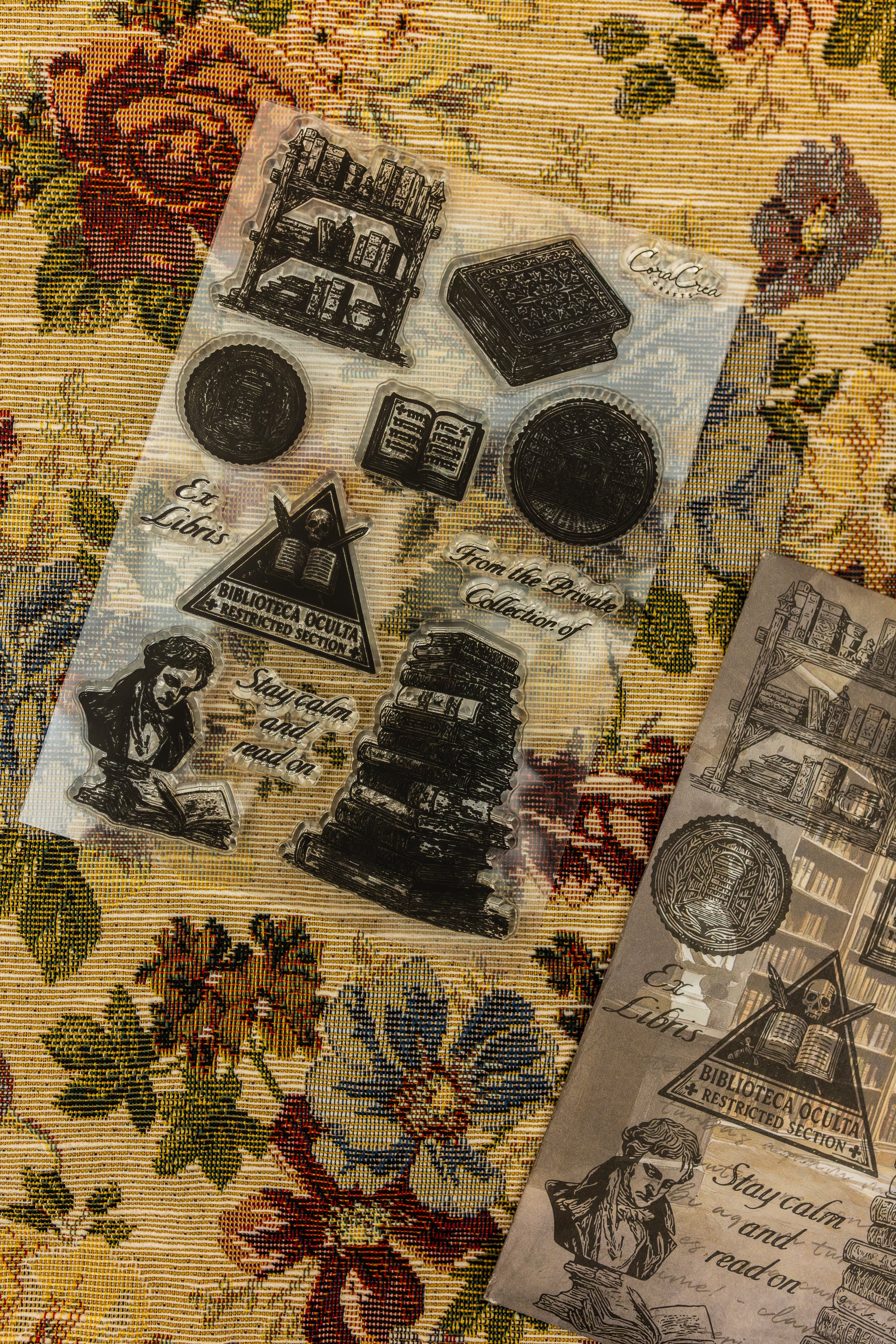 Library Clear Stamps