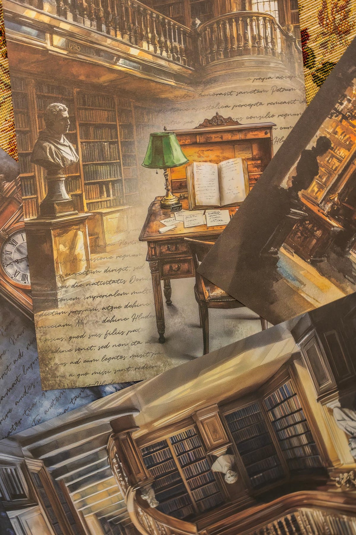 Libraries Paper Set – Papers | CoraCreaCrafts