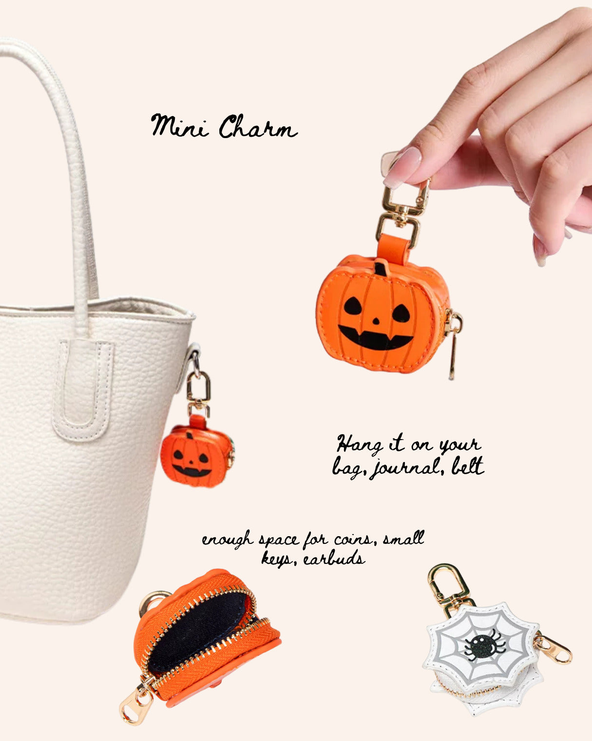 Halloween Mini Purse Charms