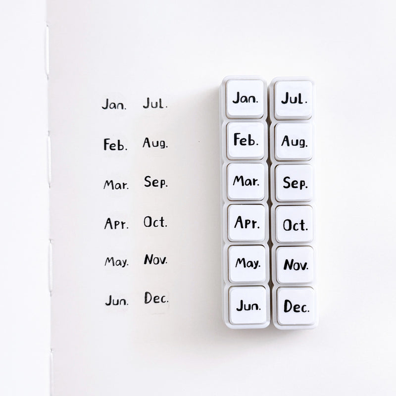 Months Push Stamps - months-1