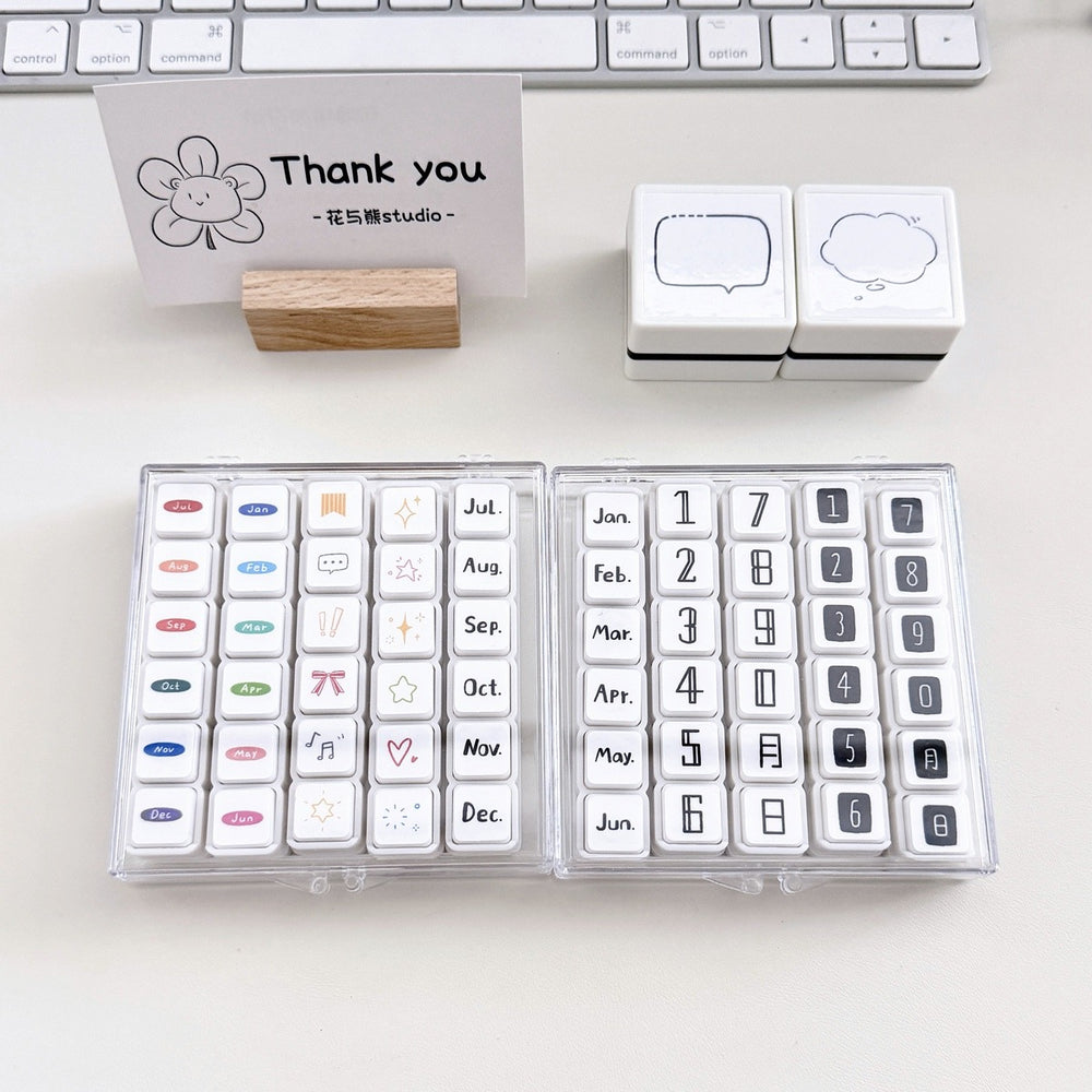 Months Push Stamps - months-4
