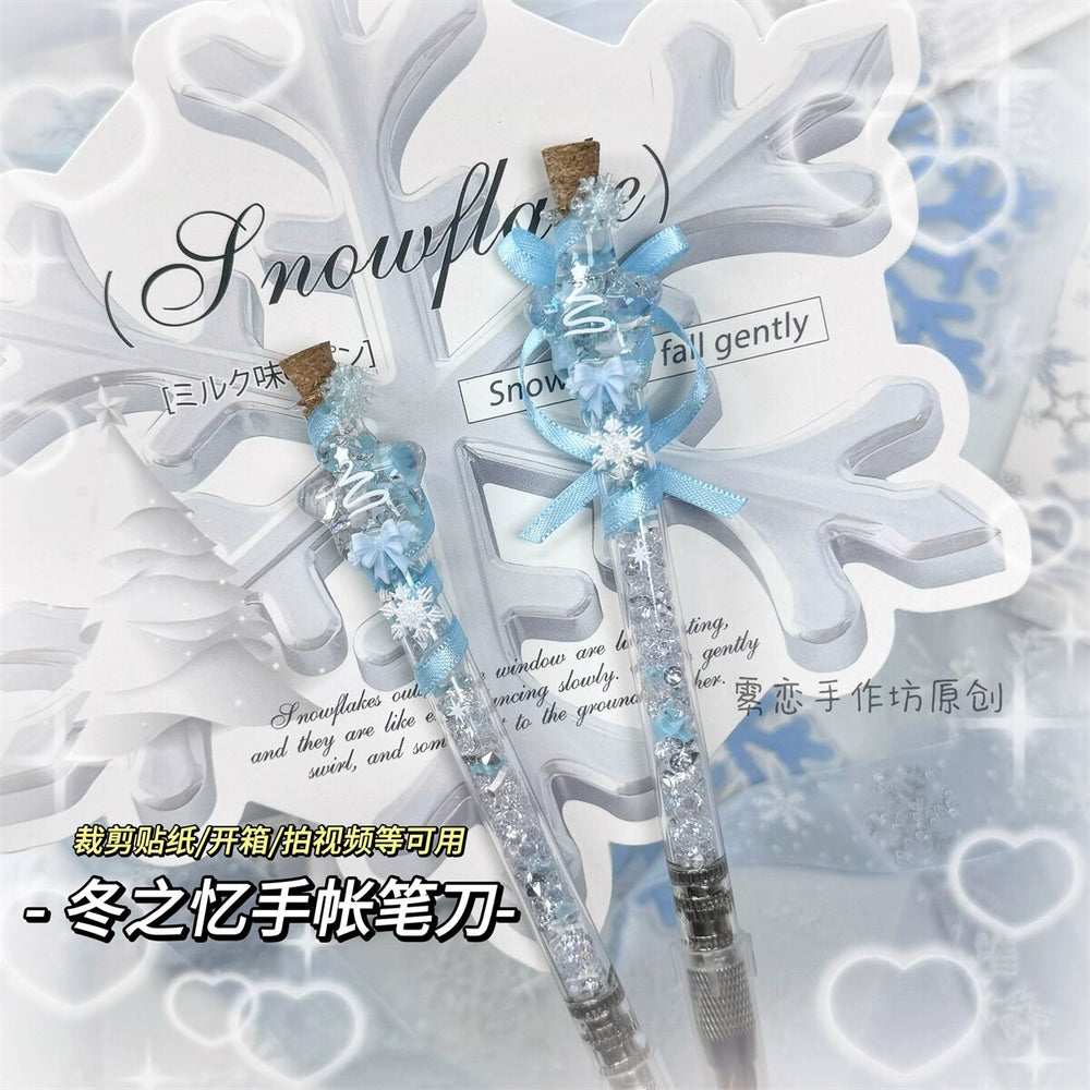 Winter Memories snowflake craft knife (no bow)