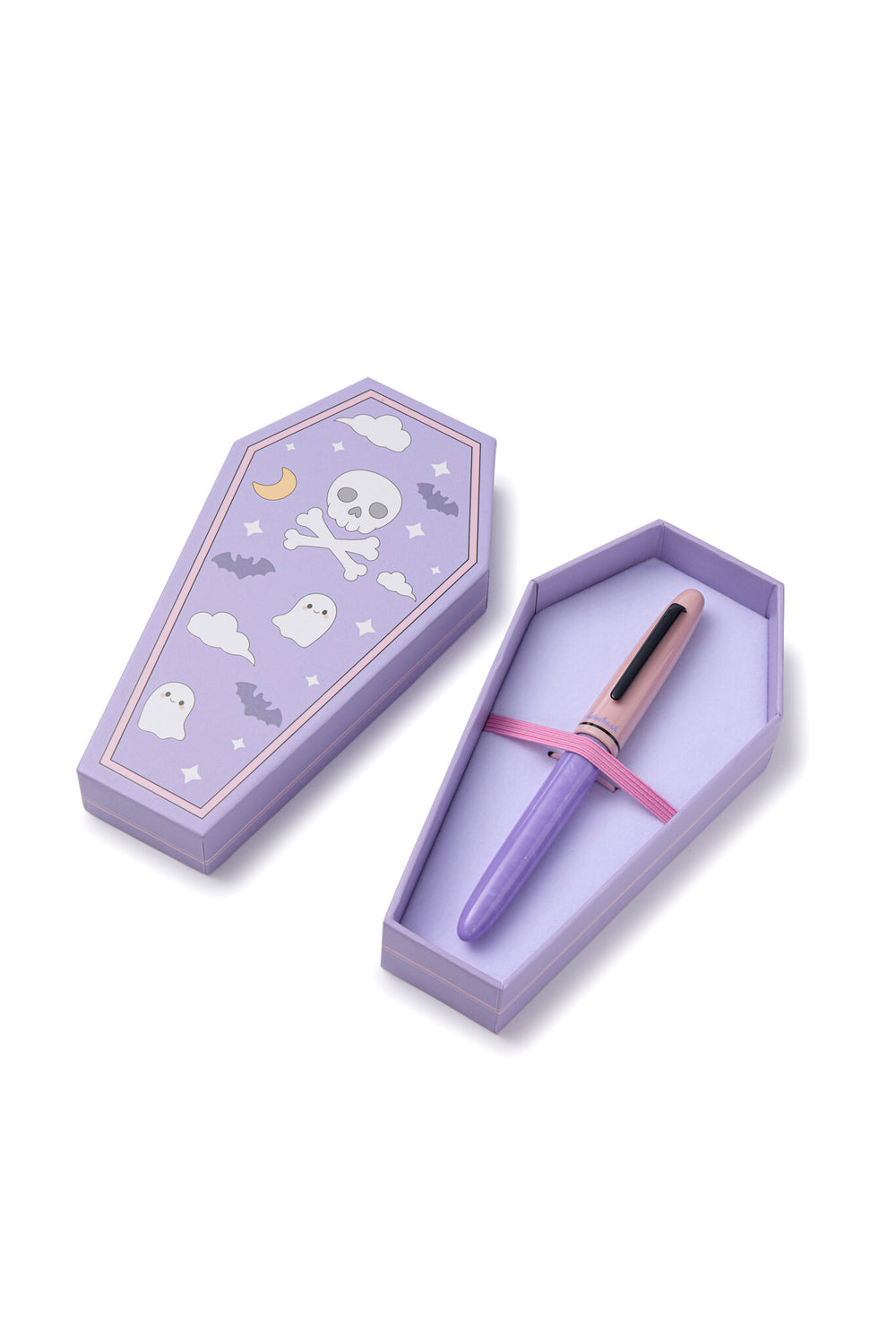 Pastel Halloween Estie coffin shaped gift box