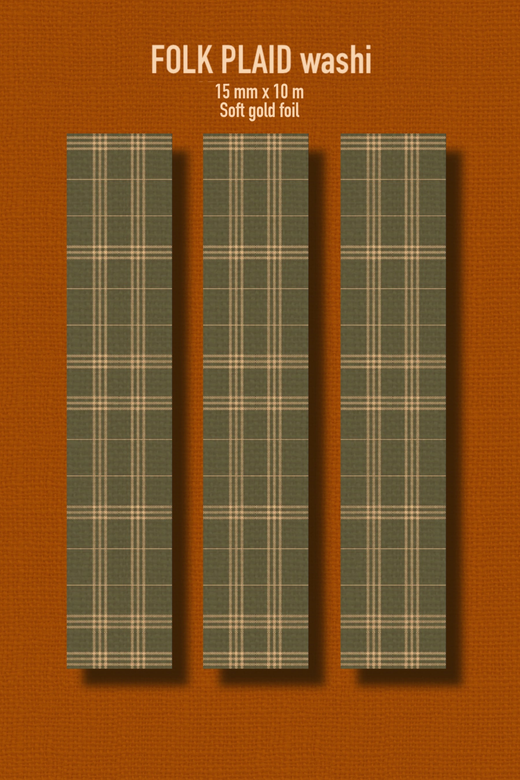 Folk Plaid Washi Tape