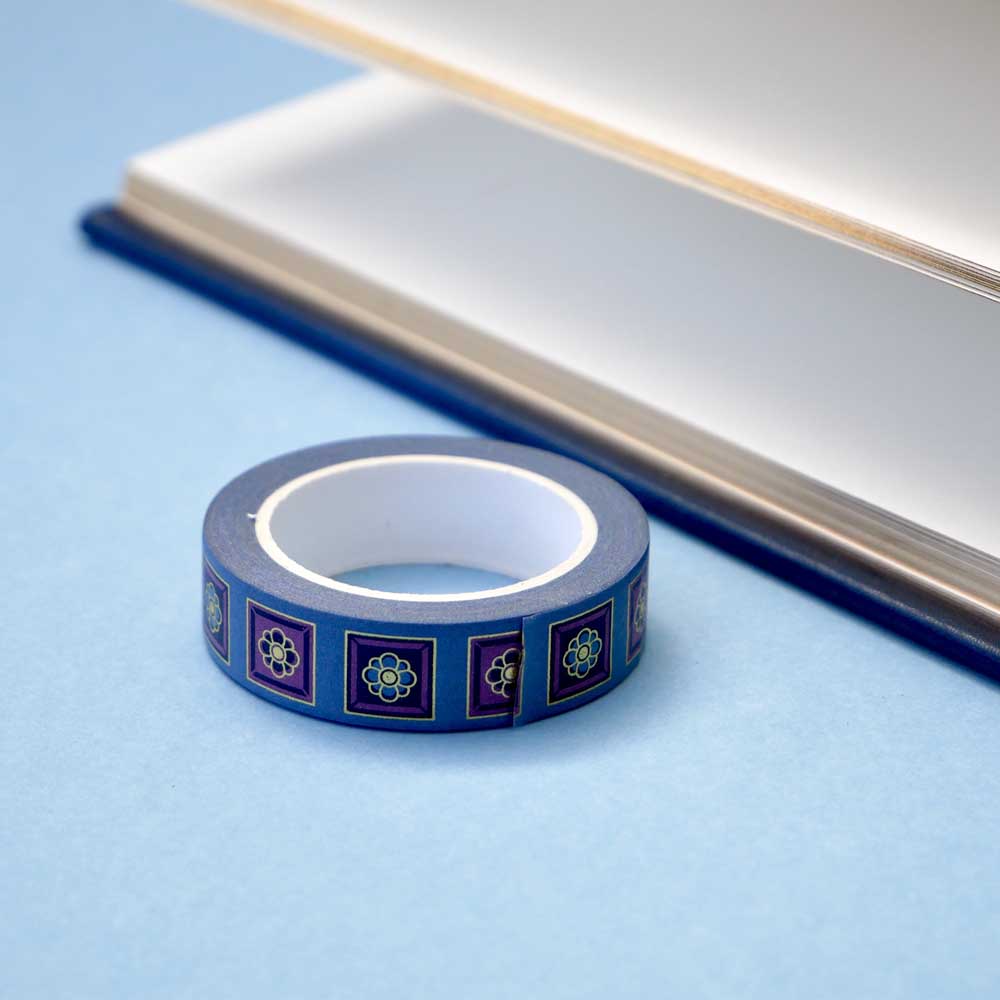 Poetica Washi Tape - Royal Blue - Pre-order - 2