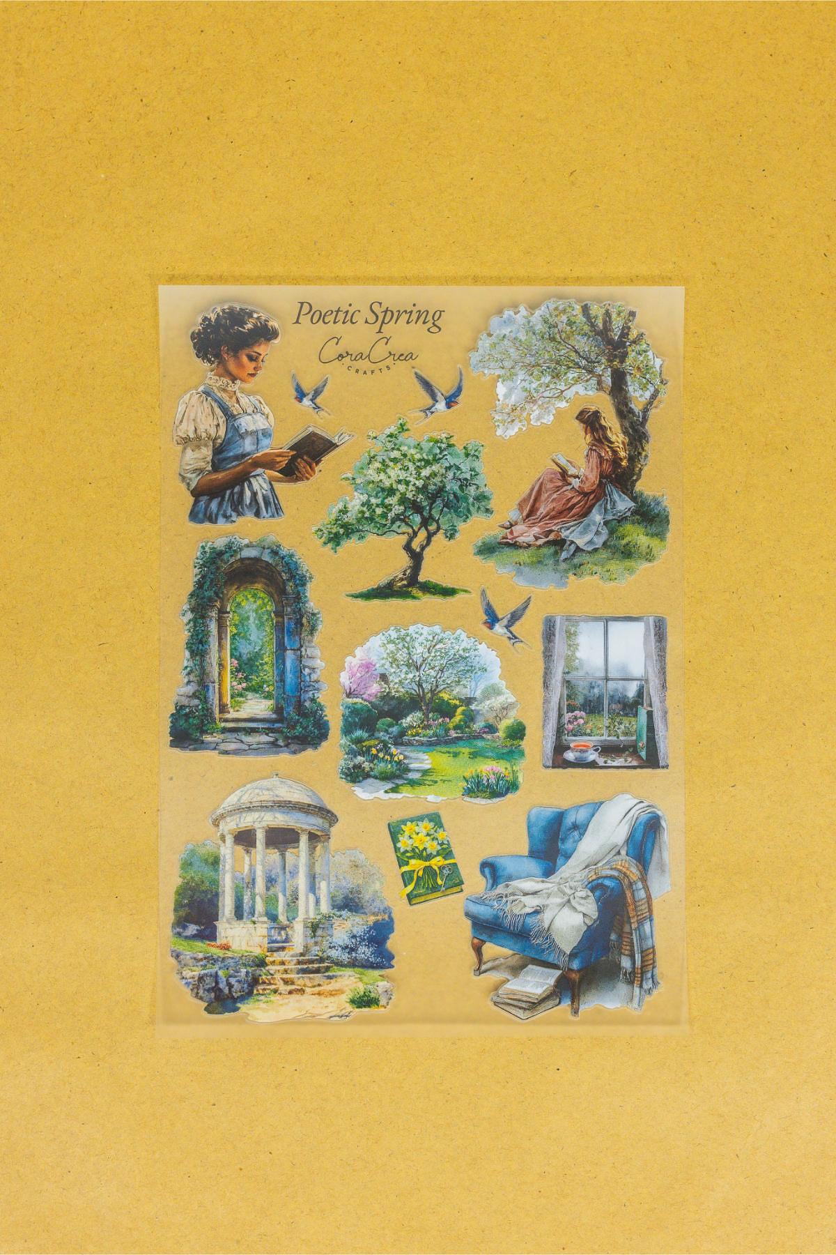 Poetic Spring Sticker Sheet v.1