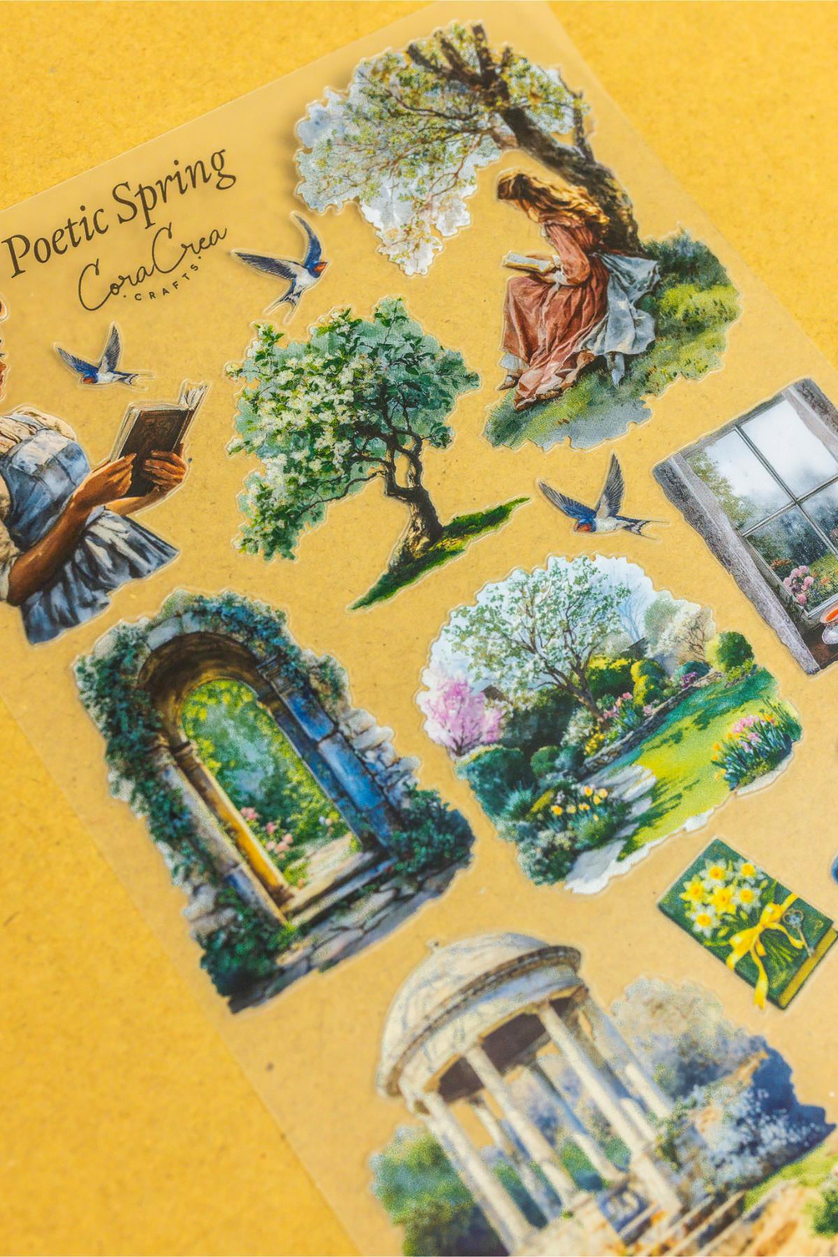 Poetic Spring Sticker Sheet v.1