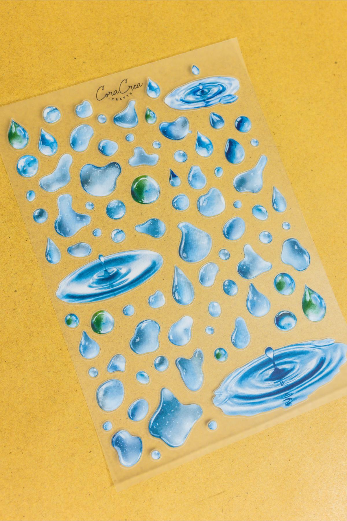 Water Drops Sticker Sheet