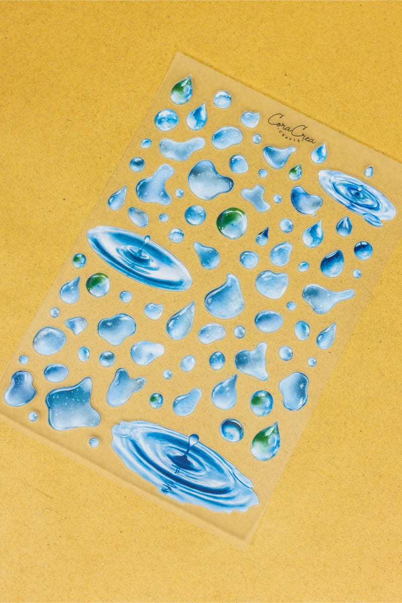 Water Drops Sticker Sheet