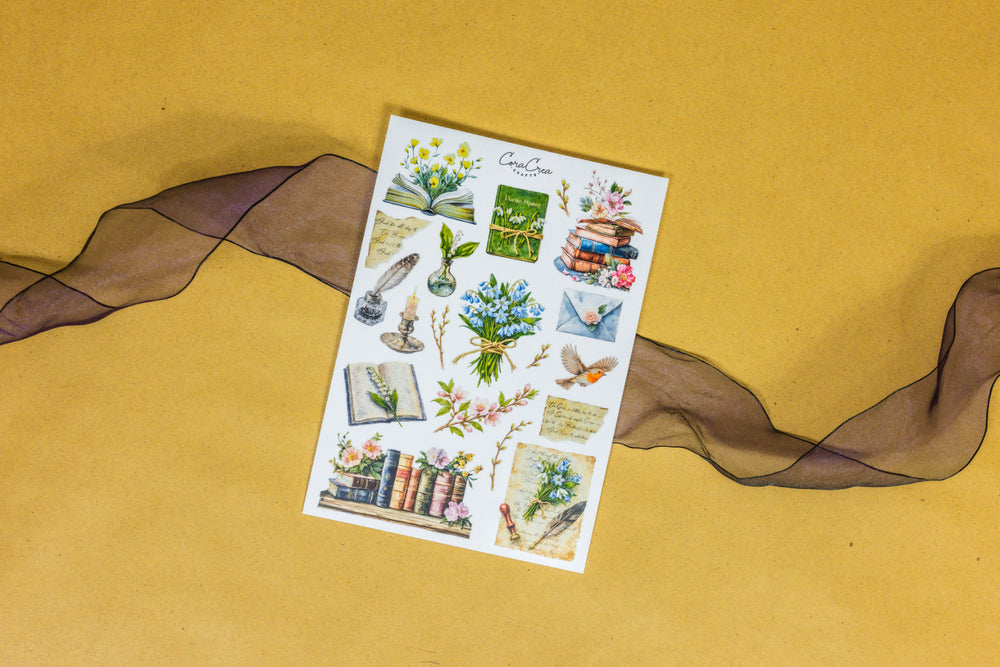Poetic Spring Sticker Sheet v.2
