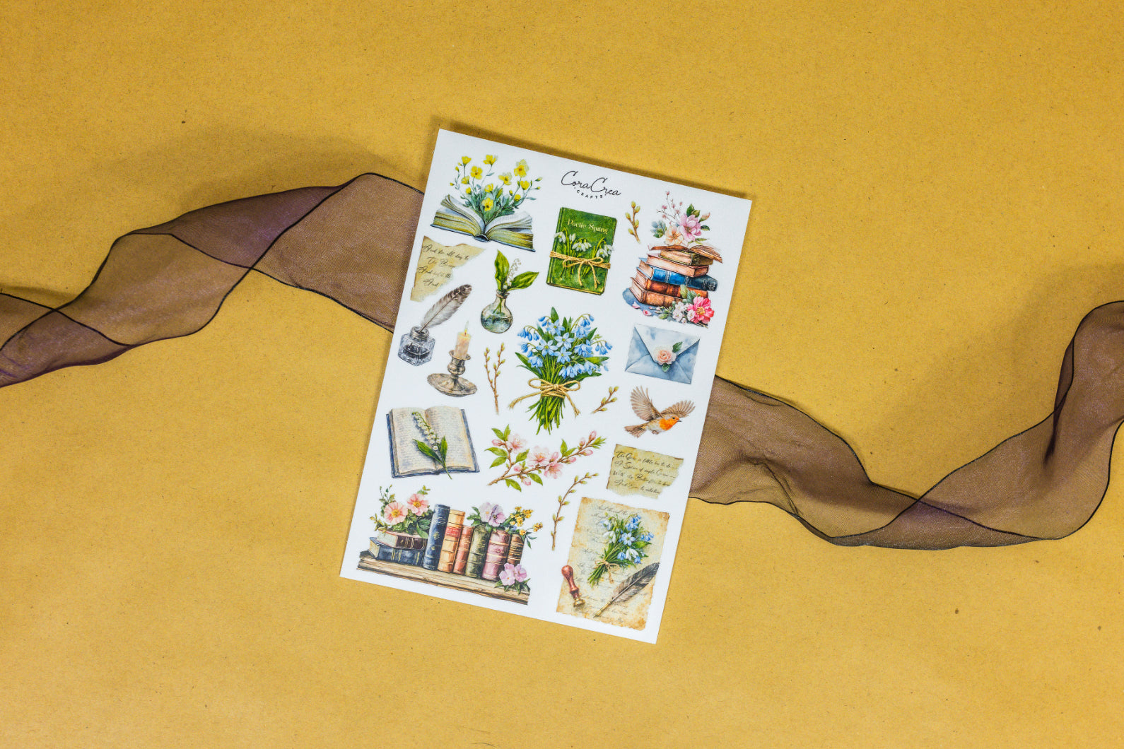 Poetic Spring Sticker Sheet v.2