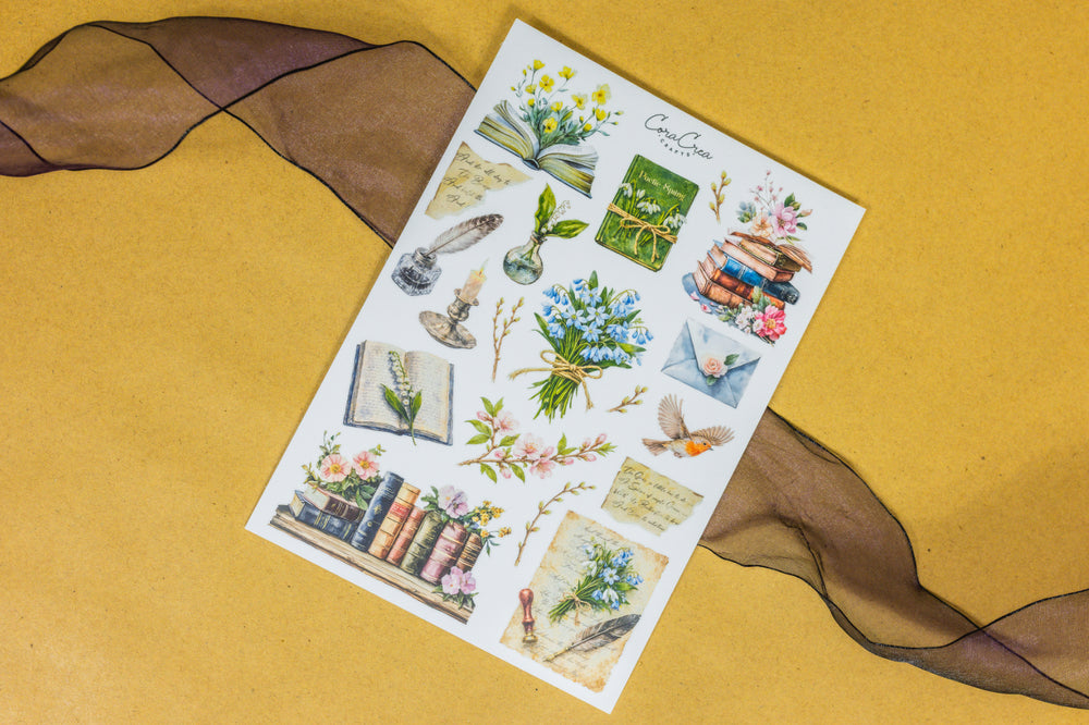 Poetic Spring Sticker Sheet v.2