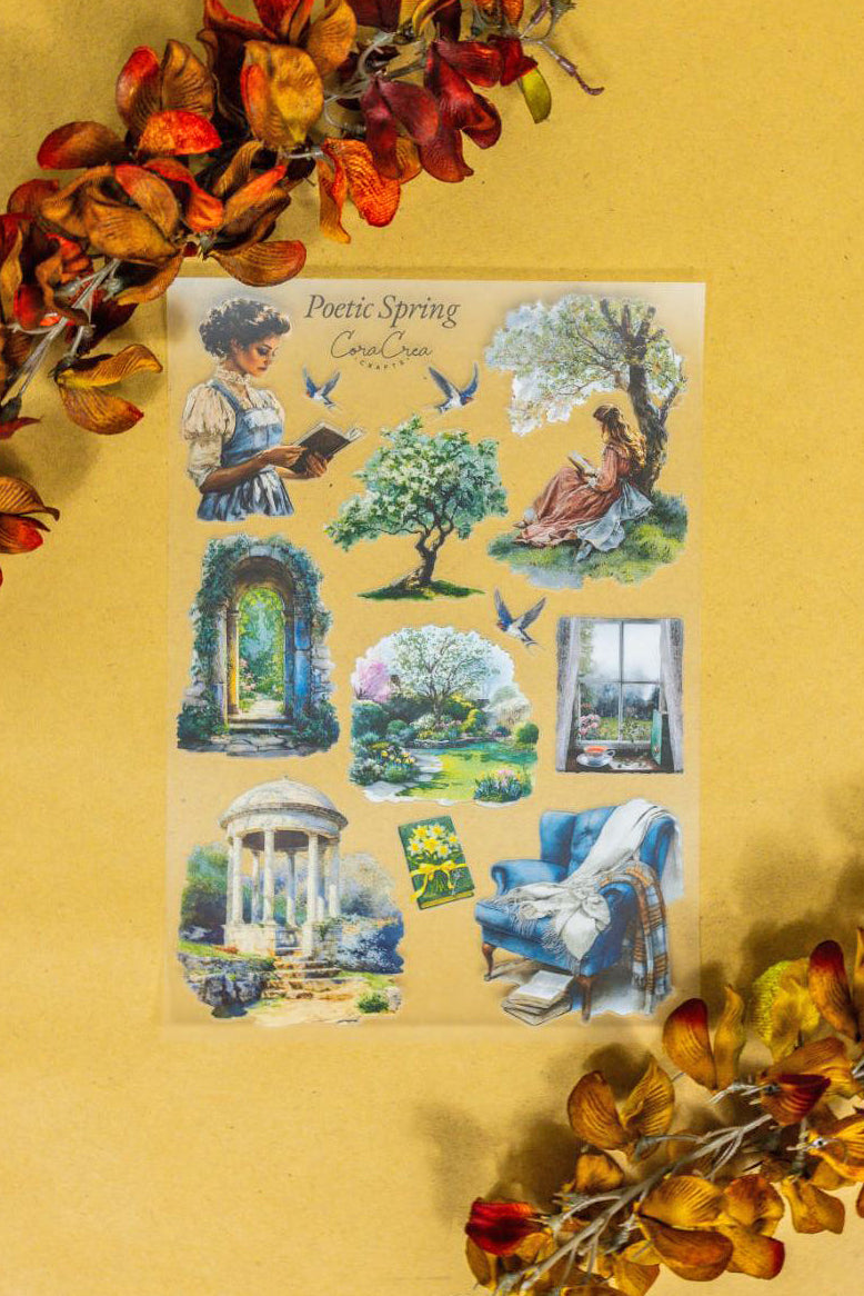Poetic Spring Sticker Sheet v.1