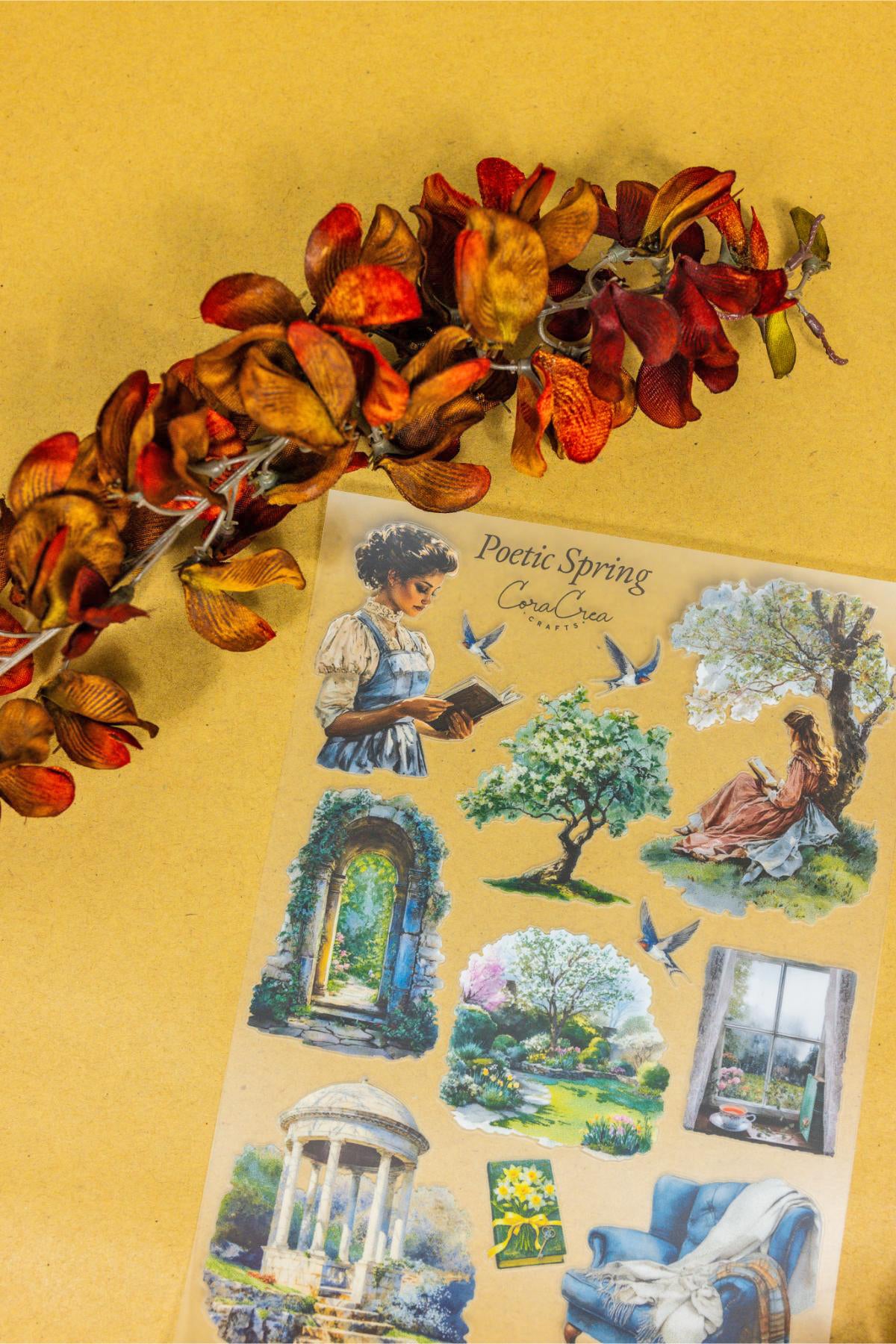 Poetic Spring Sticker Sheet v.1