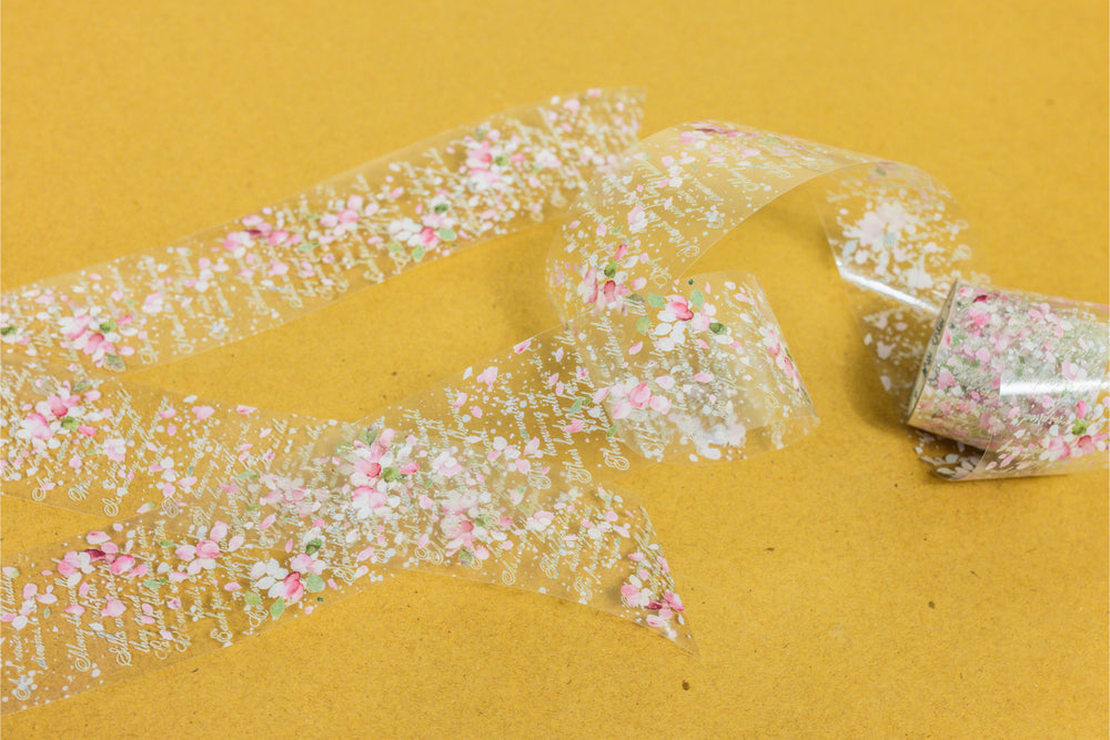 Floral Romance Transparent Tape