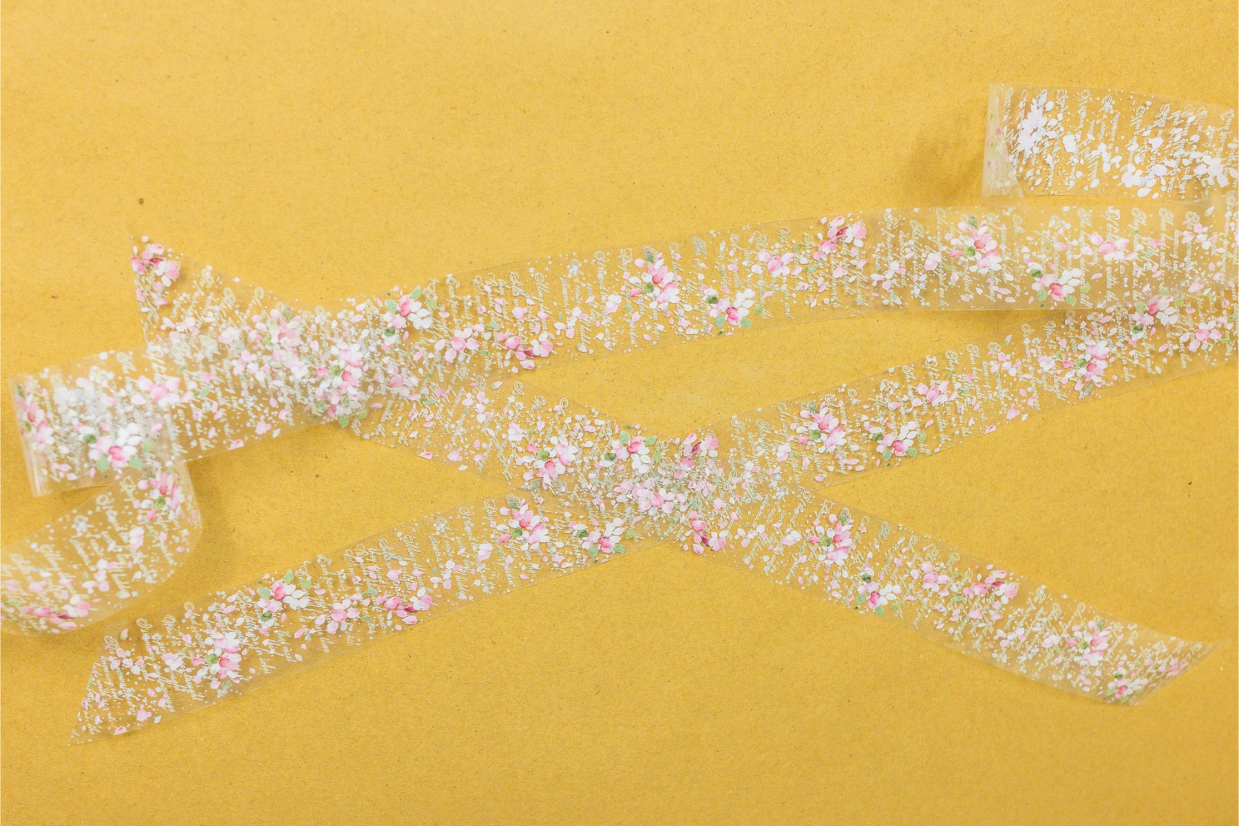 Floral Romance Transparent Tape